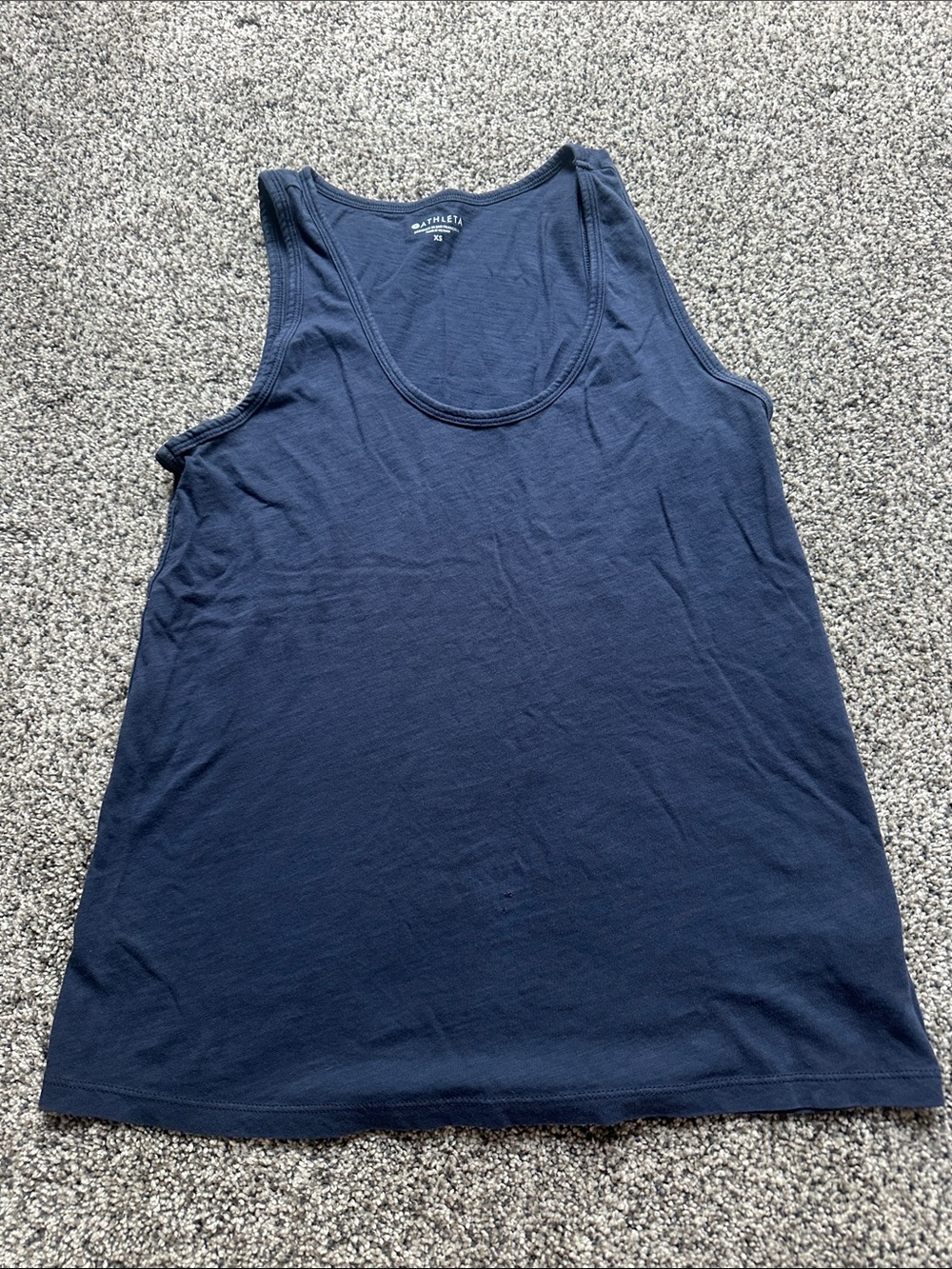Athleta Navy Blue faded look Tank Top